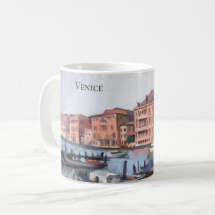 Boats on Grand Canal - Venice, Italy Coffee Mug