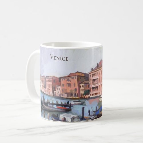 Boats on Grand Canal _ Venice Italy Coffee Mug