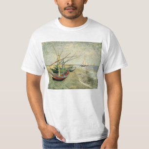 Boats on the Beach at Saintes-Maries T-Shirt