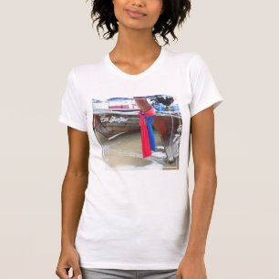 Boats On The Beach   Phi Phi Islands, Thailand T-Shirt