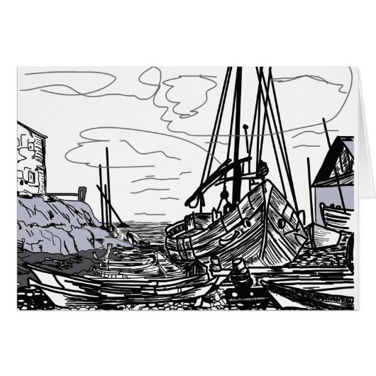 boats on the sea (Front Horizontal)