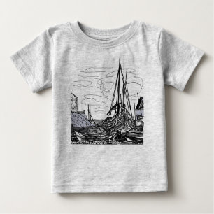 boats on the sea baby T-Shirt