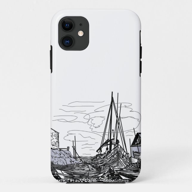 boats on the water Case-Mate iPhone case (Back)