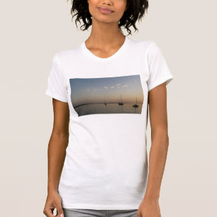 Boats on the Water Photograph T-Shirt
