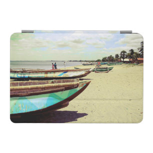 Boats on Tropical Beach iPad Mini Cover