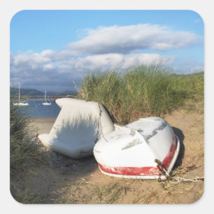 BOATS SQUARE STICKER