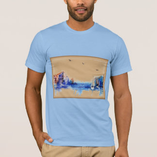 Boats Watercolor Sailboats T-Shirt
