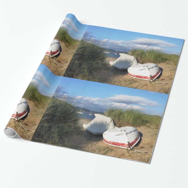 BOATS WRAPPING PAPER (Unrolled)