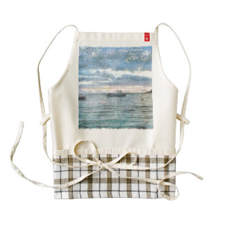 Boats Zazzle HEART Apron