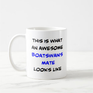 boatswain's mate, awesome coffee mug