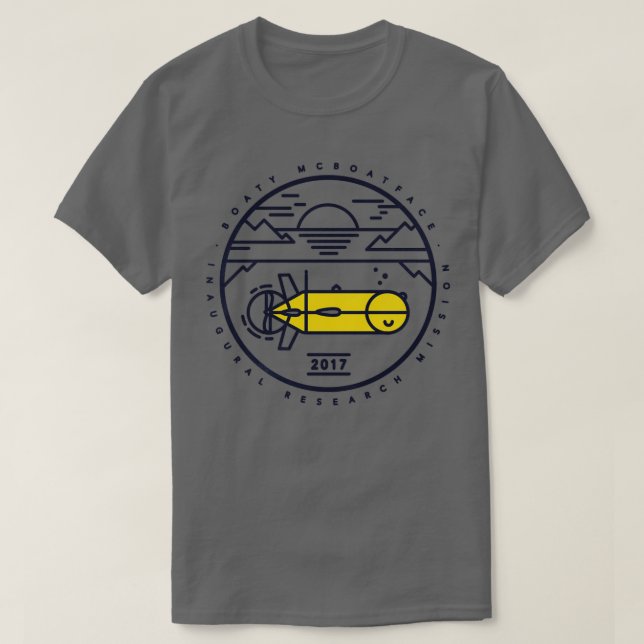 Boaty McBoatface Launch  T-Shirt (Design Front)