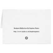 Boatyard Reflections Cards (Back Horizontal)