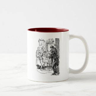 Bob and Tiny Tim Two-Tone Coffee Mug