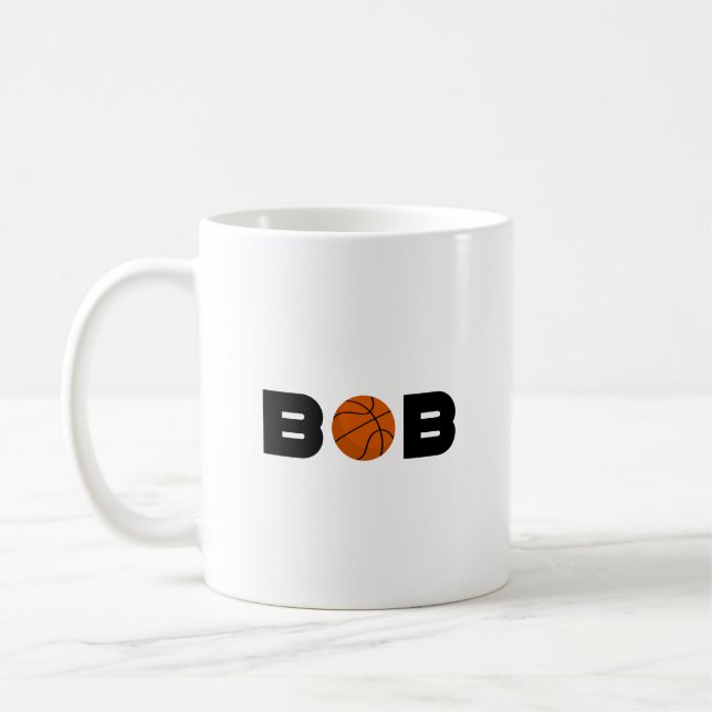 Bob Basketball Coffee Mug (Left)