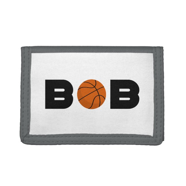 Bob Basketball Trifold Wallet (Front)