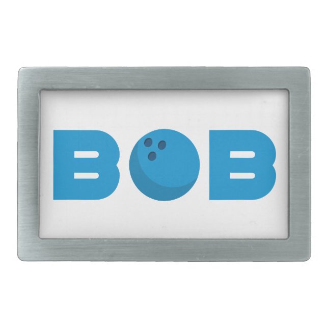 Bob bowling belt buckle (Front)