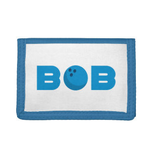 Bob bowling tri-fold wallet