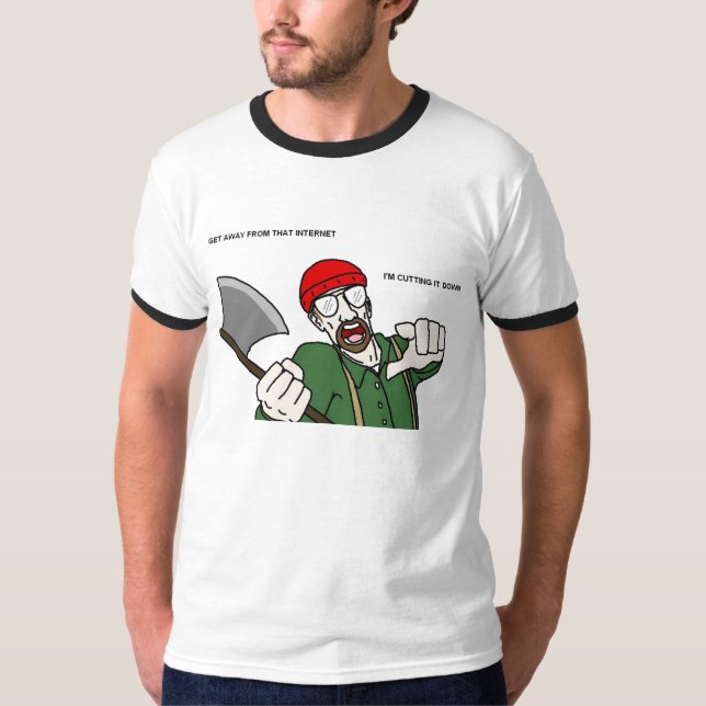 Bob Chandler Lumberjack Ringer T-Shirt (Front)