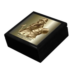 Bob Cratchit and Tiny Tim Christmas Carol Jewelry Box