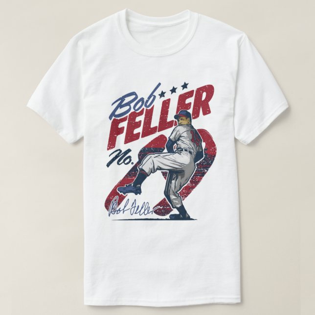 Bob Feller Vintage T-Shirt (Design Front)
