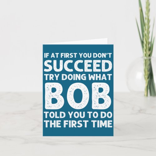 Bob Gift Name D Birthday Funny Christma 