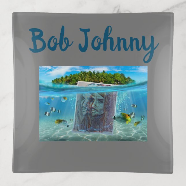 Bob Johnny Trinket Tray (Front)