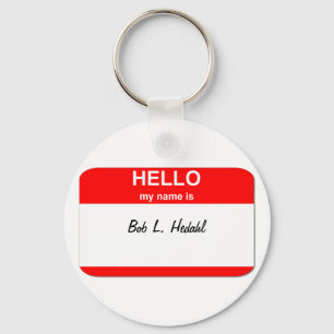 Bob L. Hedahl (bobble-head doll) Keychain