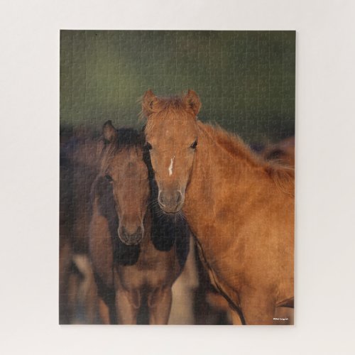 Bob Langrish Caspian Pony Foals Standing Together Jigsaw Puzzle