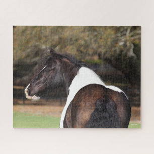 Bob Langrish   Gypsy Vanner Headshot Jigsaw Puzzle