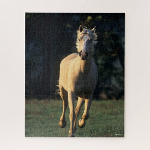Bob Langrish Palomino Horse Running Backlit Jigsaw Puzzle