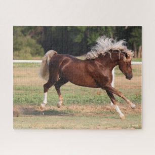 Bob Langrish Palomino Morgan Horse Bucking Jigsaw Puzzle
