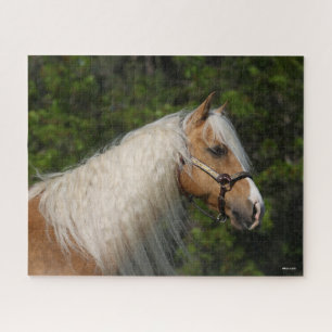 Bob Langrish Palomino Quarter Horse Headshot Jigsaw Puzzle
