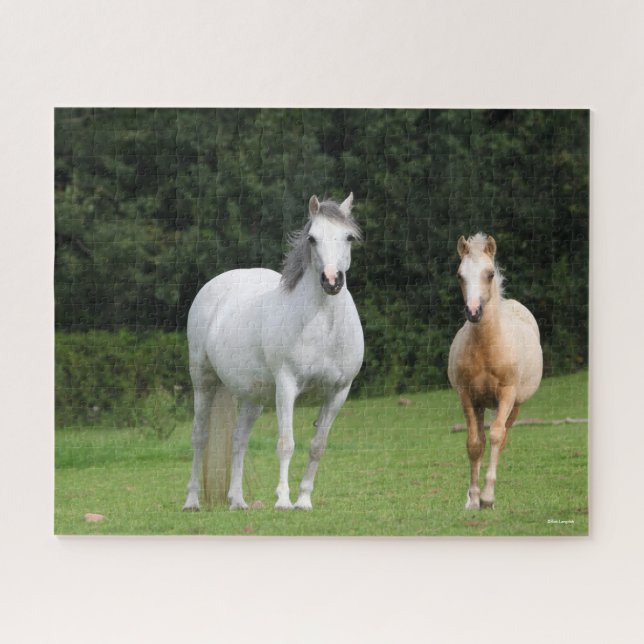 Bob Langrish | Welsh Pony Mare and Foal Jigsaw Puzzle (Horizontal)