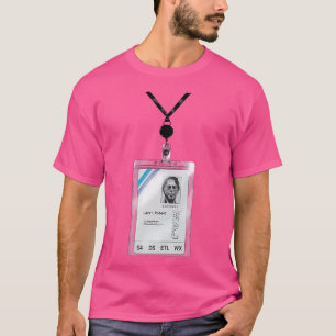 Bob Lazar Area 51 S4 Identification Card - Lanyard T-Shirt