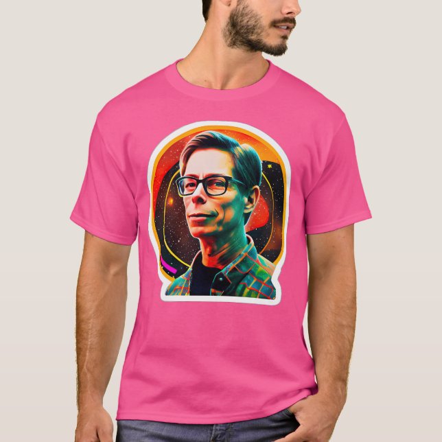 Bob Lazar Illustration T-Shirt (Front)