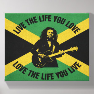 Bob Marley Canvas Photo Tile
