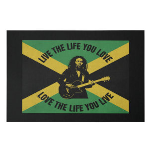 Bob Marley Faux Canvas Print