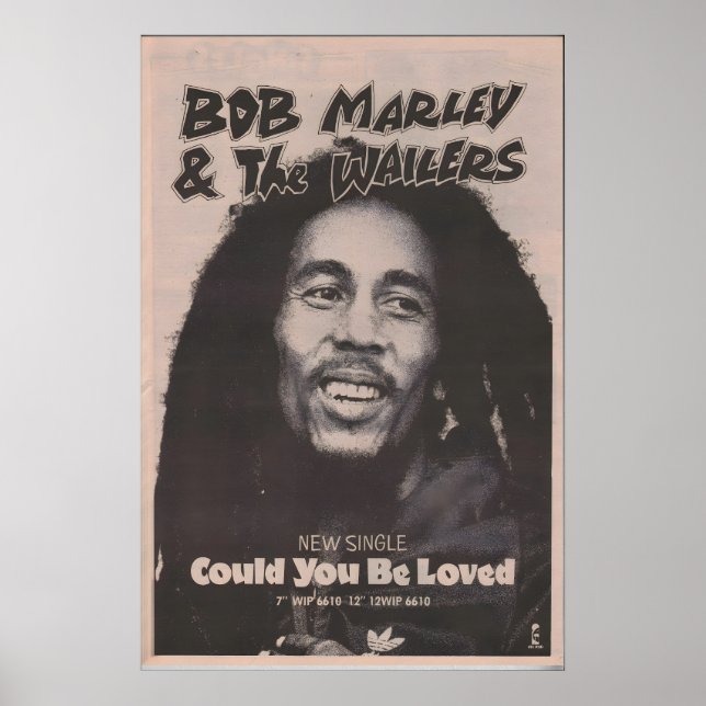 BOB MARLEY Poster - 1978 original NME - Could you (Front)