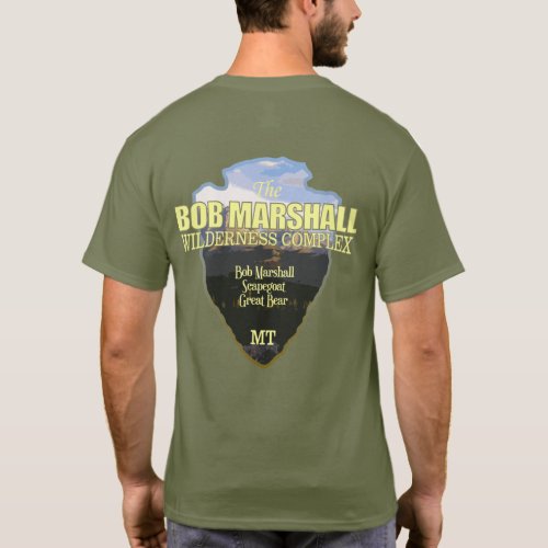 Bob Marshall Wilderness Complex arrowhead T_Shirt