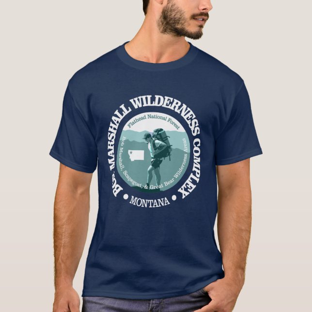 Bob Marshall Wilderness Complex (T) T-Shirt (Front)