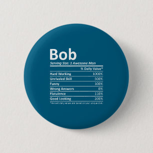 Bob Nutrition Funny Birthday D Name Gif  Button