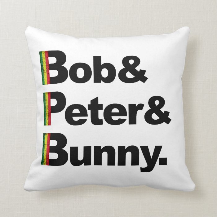 Bob&Peter&Bunny Throw Pillows