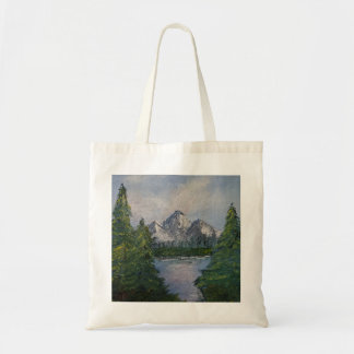Bob Ross Style Painting #2 Tote Bag