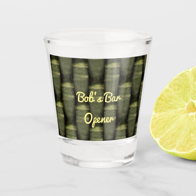 Bob Serves It Shot Glass (Front)