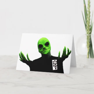 Bob Spreads the Violence greeting card