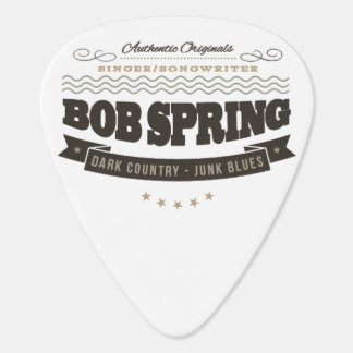 Bob Spring - Guitar Pick - Bobhead and Insignia