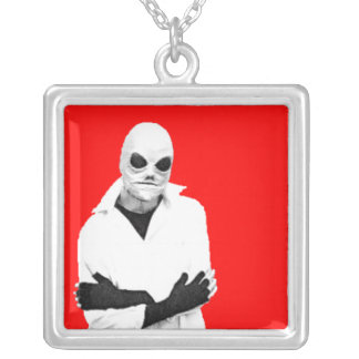 Bob the Alien Necklace Red