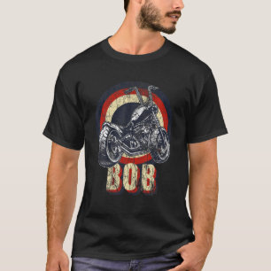 Bob The Bobber Customized Chop Motorcycle Bikers V T-Shirt