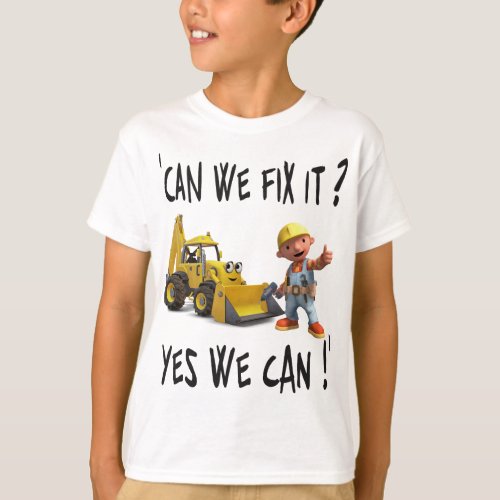 Bob the Builder Funny Action T_Shirt
