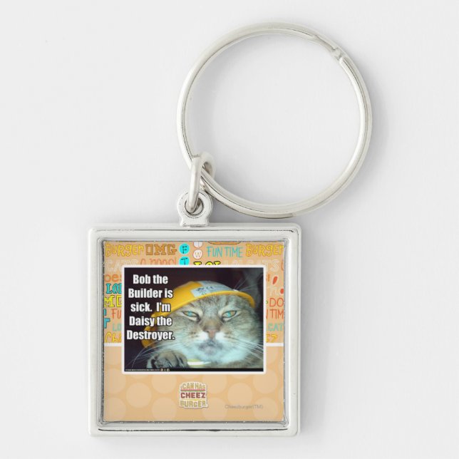 Bob the Builder is sick Keychain (Front)